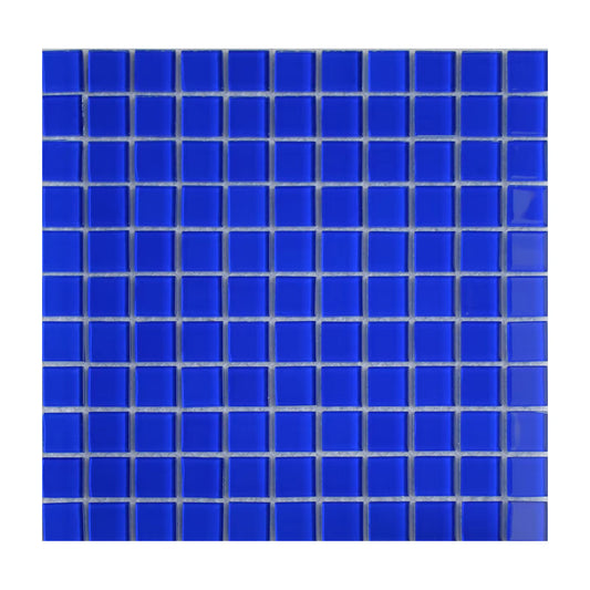 Mosaico de Vidrio Azul - Caja x22 Unidades