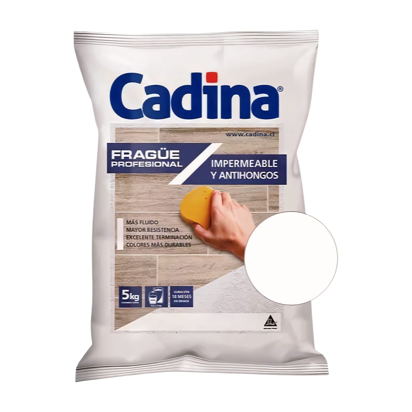 Fragüe Cadina Impermeable Antihongos - Especial para Mosaicos en Piscinas de Fibra - Bolsa 5kg
